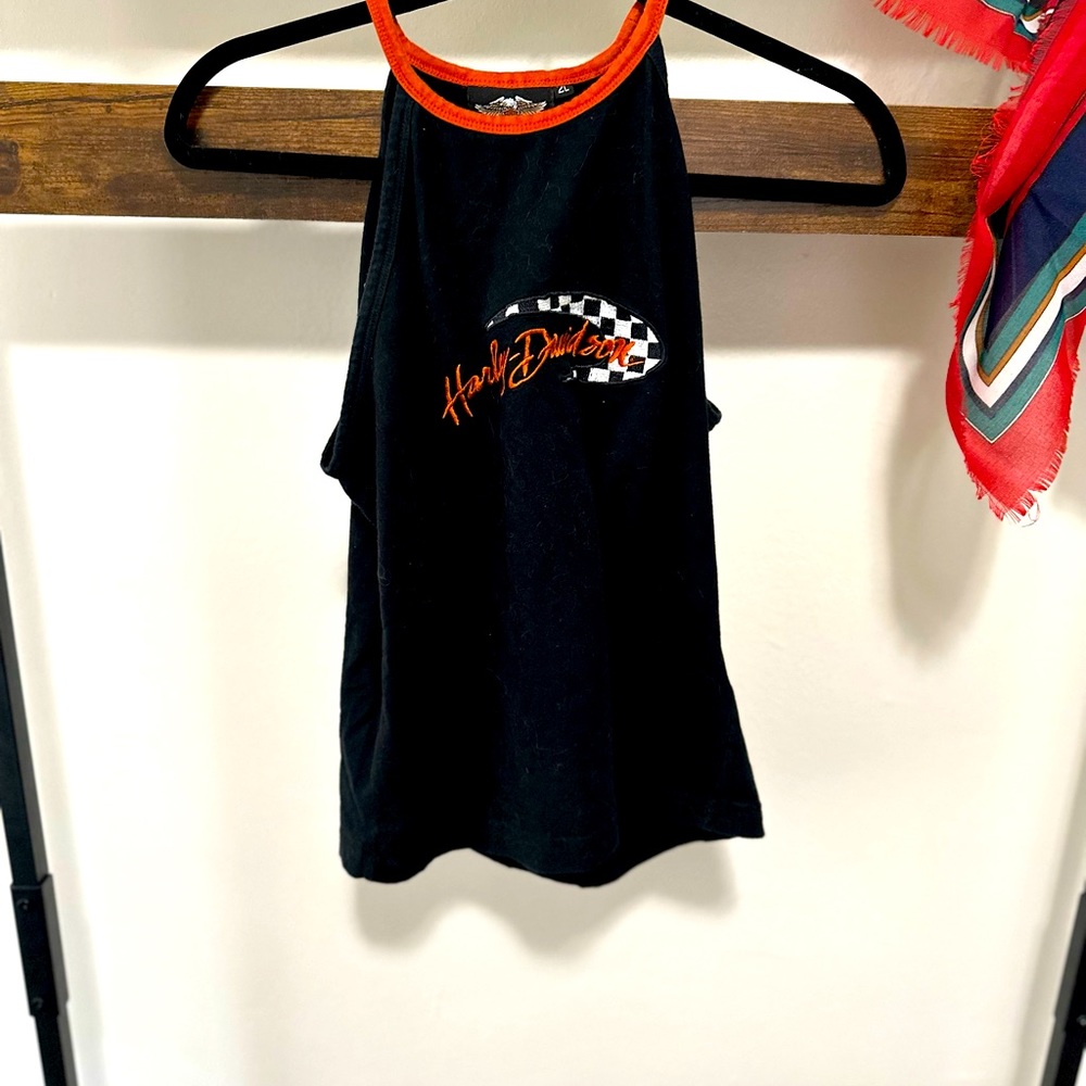CLOSET CLEAROUT VTG 90s Harley Davidson tank top Size 2L - fits small to med